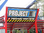 Project X Coaster Sign